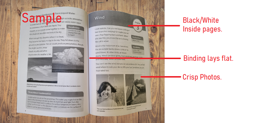 Single - 1 to 50 Page Book (Homeschool Book Printing)